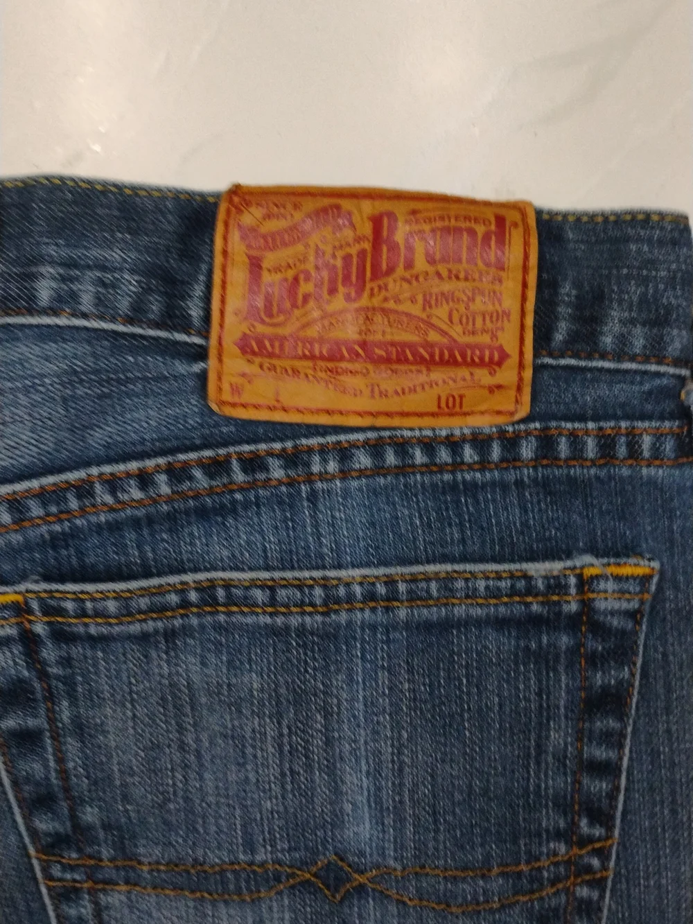 Lucky Brand By Gene Montreano Women's Dark Indigo Bootcut Jeans SZ 33